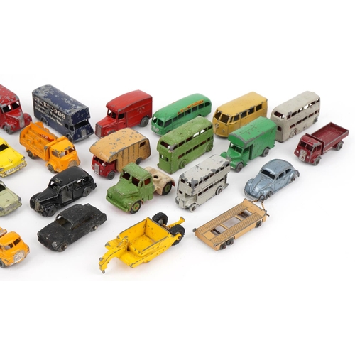 1497 - Vintage diecast vehicles including Lesney, Bedford 7.5 ton tipper, Pickford removal van and Marshall... 