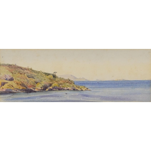 688 - Augustus J Cuthbert Hare - From Villa Nardi, Sorrento, 19th century watercolour, Thomas Agnew & Sons... 