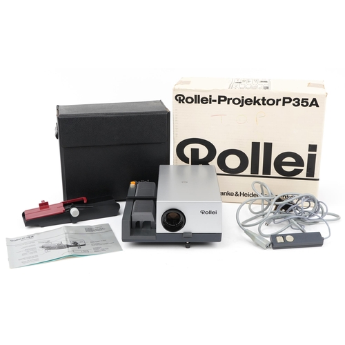 676 - Rollei slide projector with box model P35A