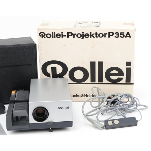 676 - Rollei slide projector with box model P35A