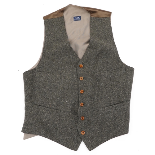 622 - C P Collection gentlemen's waistcoat with bag, 60cm in length