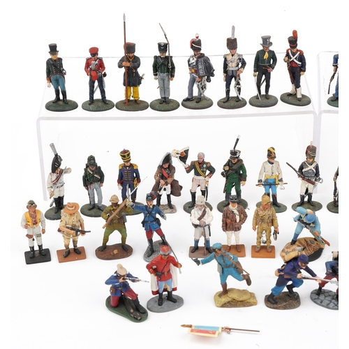 1427 - Collection of Del Prado model lead soldiers, the largest 11cm high