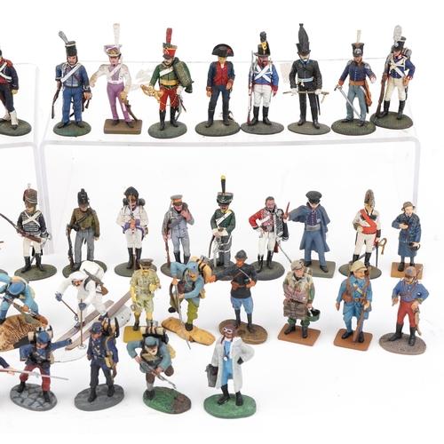 1427 - Collection of Del Prado model lead soldiers, the largest 11cm high