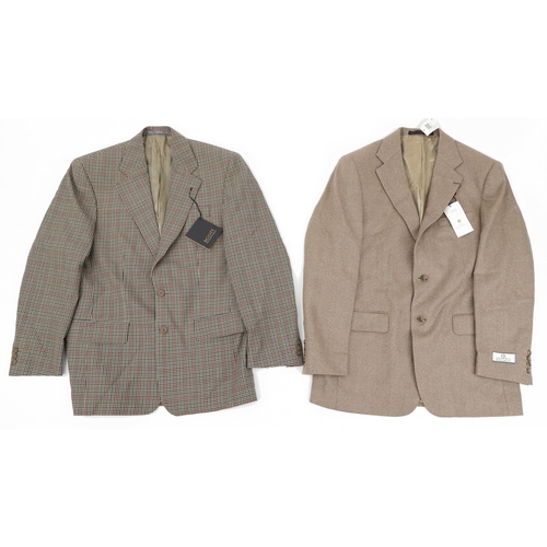 627 - Two as new gentlemen's jackets comprising Scott International and Marks & Spencer, size medium