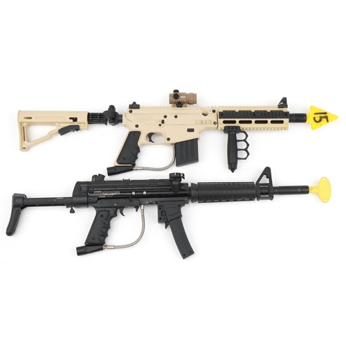 1503 - Two paintball guns comprising BT Combat by Umarex and Sierra One numbered 0459797T, the largest 83cm... 