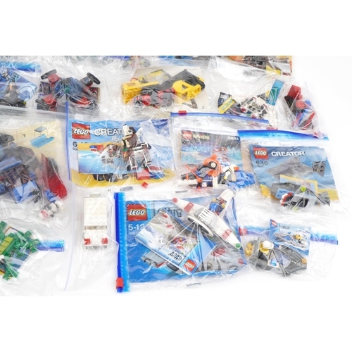 1499 - Large collection of Lego building sets, some with boxes, mostly completed