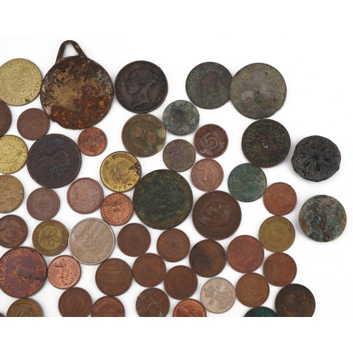 1211 - George III and later British and world coinage including half pennies