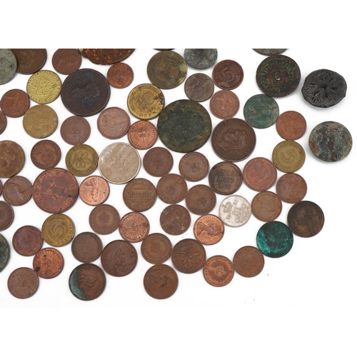 1211 - George III and later British and world coinage including half pennies