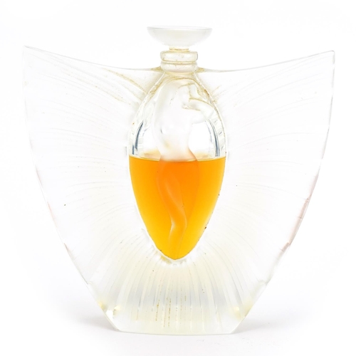 2 - Lalique Le Flacon opalescent Sylphide glass scent bottle with box etched Lalique France, the bottle ... 