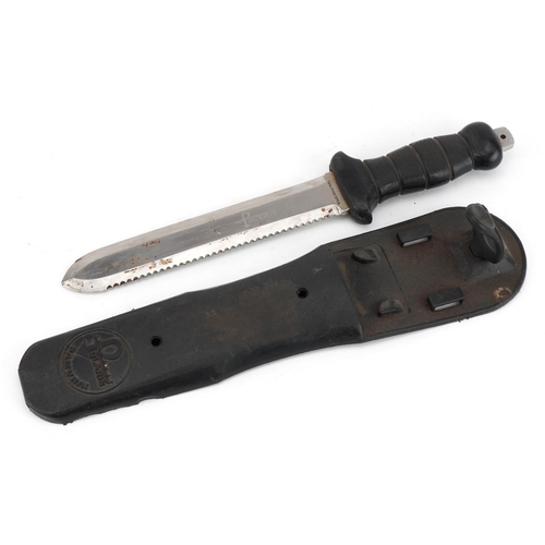 1557 - Solaris Samurai diver's knife with sheath