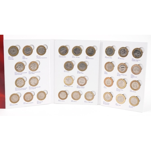 1571 - Collection of Elizabeth II two pound coins comprising The Great British Two Pound Collection and The... 