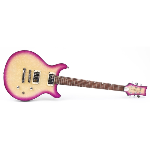 421 - Daisy Rock Elite electric guitar with protective case, 98cm in length