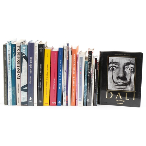 1696 - Collection of modern art and related books including Dali, The Paintings, Drawing from the Modern, E... 