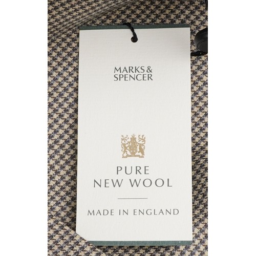 625 - Two as new Marks & Spencer's pure new wool jackets, size medium, each with £89 price tag