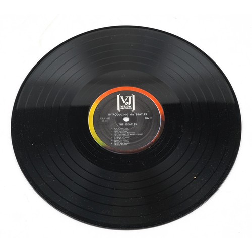 681 - The Beatles Introducing The Beatles vinyl LP bootleg record with error on sleeve and label showing P... 