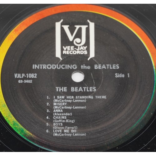 681 - The Beatles Introducing The Beatles vinyl LP bootleg record with error on sleeve and label showing P... 