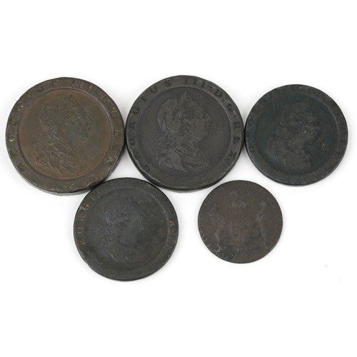 1580 - George III and later coinage and tokens including cartwheel pennies