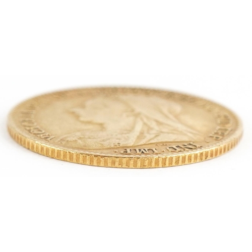 38 - Queen Victoria 1894 gold half sovereign - this lot is sold without buyer’s premium, the hammer price... 