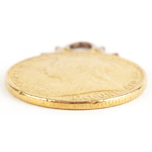 51 - Queen Victoria 1894 gold sovereign with suspension loop - this lot is sold without buyer’s premium, ... 
