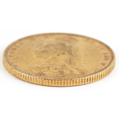 47 - Queen Victoria Jubilee Head 1890 gold sovereign - this lot is sold without buyer’s premium, the hamm... 