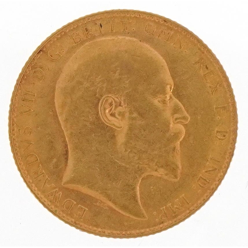 55 - Edward VII 1910 gold sovereign - this lot is sold without buyer’s premium, the hammer price is the p... 