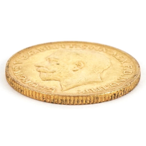 25 - George V 1912 gold sovereign - this lot is sold without buyer’s premium, the hammer price is the pri... 