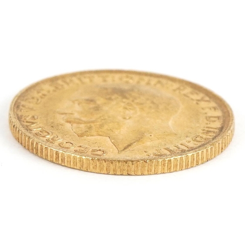 19 - George V 1913 gold sovereign - this lot is sold without buyer’s premium, the hammer price is the pri... 