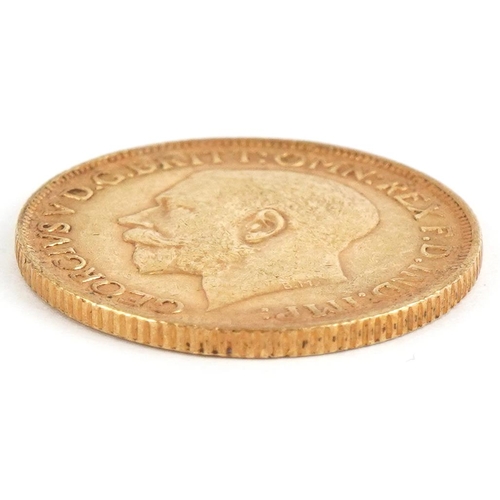 15 - George V 1913 gold sovereign - this lot is sold without buyer’s premium, the hammer price is the pri... 