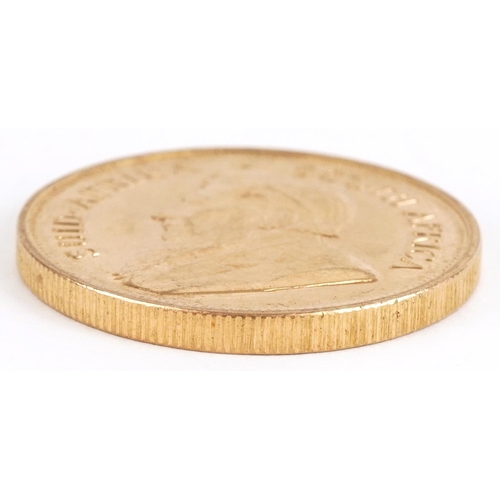4 - South Africa 1974 one ounce gold krugerrand - this lot is sold without buyer’s premium, the hammer p... 