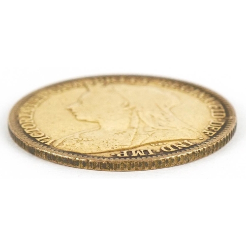 148 - Queen Victoria 1898 gold half sovereign - this lot is sold without buyer’s premium, the hammer price... 
