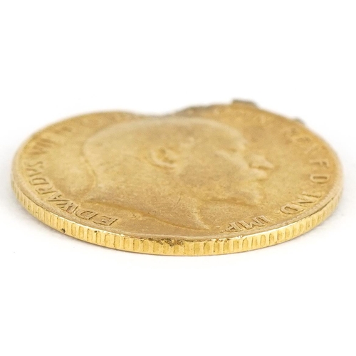60 - Edward VII 1902 gold half sovereign - this lot is sold without buyer’s premium, the hammer price is ... 