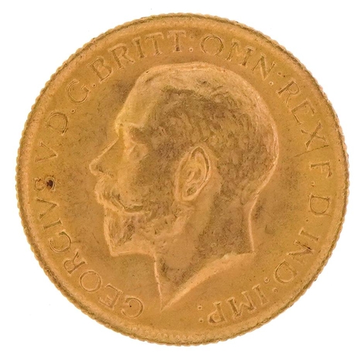 49 - George V 1915 gold sovereign - this lot is sold without buyer’s premium, the hammer price is the pri... 