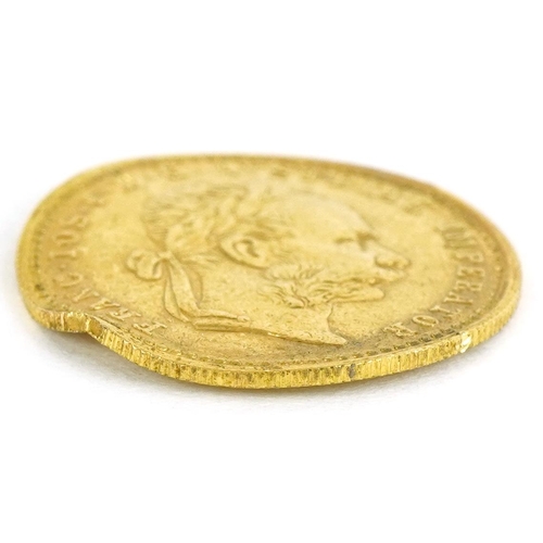 57 - Austro Hungarian 1915 one ducat gold coin - this lot is sold without buyer’s premium, the hammer pri... 