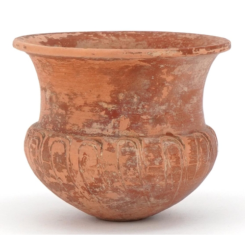 158 - Late Hellenic/early Roman Cypriot terracotta drinking vessel, circa first century BC/AD, 9.5cm high