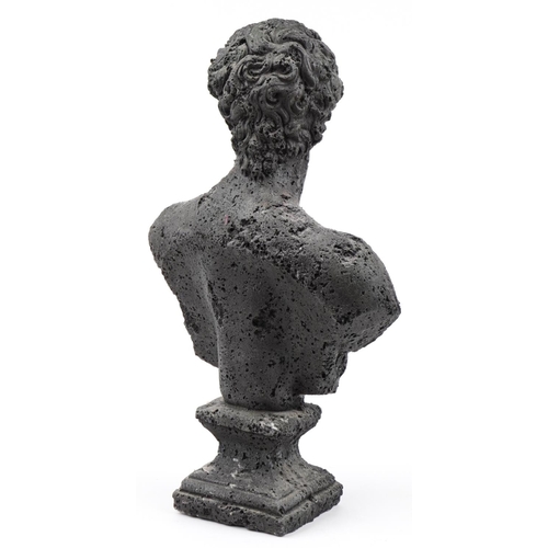 560 - Large bronzed sculpture of David, 60cm high