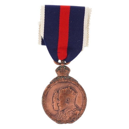 1764 - Edward VII 1902 coronation medal housed in a silk and velvet lined fitted Elkington & Co case