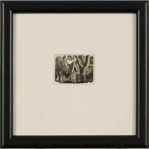Eric Ravilious - Farmyard landscapes, set of three wood engravings ...