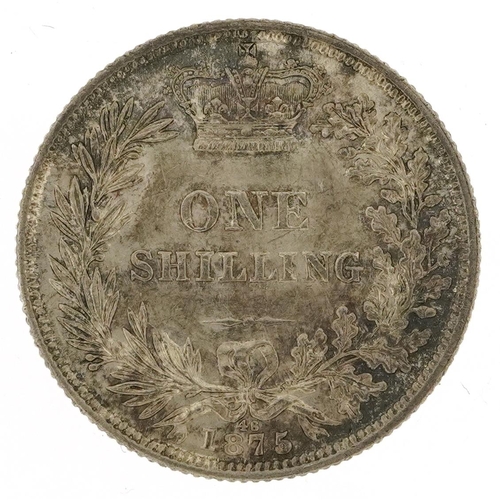 1758 - Victoria Young Head 1875 shilling