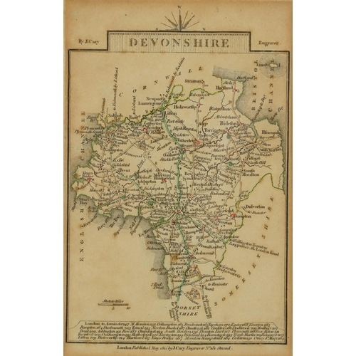 1866 - Five 19th century maps including Gloucestershire, Wiltshire, Somersetshire and Wales, published May ... 