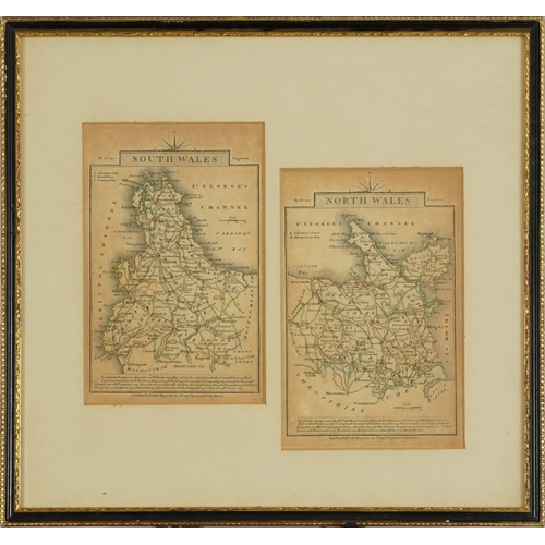 1866 - Five 19th century maps including Gloucestershire, Wiltshire, Somersetshire and Wales, published May ... 