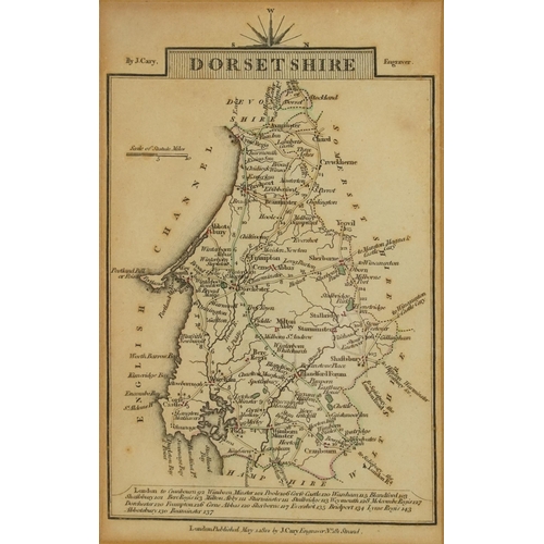 1866 - Five 19th century maps including Gloucestershire, Wiltshire, Somersetshire and Wales, published May ... 