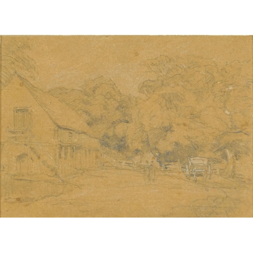 3084 - Howard Arthur Burke - Studio North Holmwood, street scene and woodland, three early 20th century mix... 