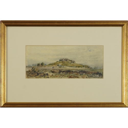 3133 - Harold Arthur Burke - French hill town and Spanish rocky valley landscape, pair of early 20th centur... 