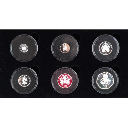 1748 - The 50th Anniversary of Decimalisation fine silver proof coin collection by The Jubilee Mint with fi... 