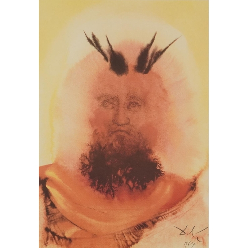 1010 - Salvador Dali - Glory of Moses, pencil numbered lithograph in colour, limited edition 51/200, detail... 