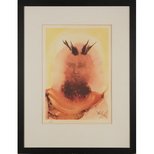 1010 - Salvador Dali - Glory of Moses, pencil numbered lithograph in colour, limited edition 51/200, detail... 