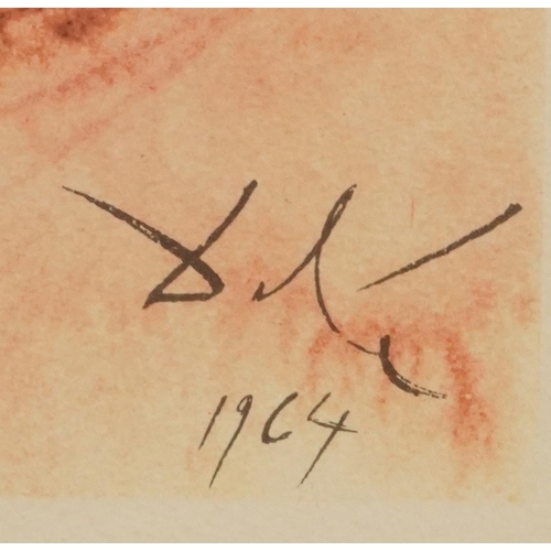 1010 - Salvador Dali - Glory of Moses, pencil numbered lithograph in colour, limited edition 51/200, detail... 