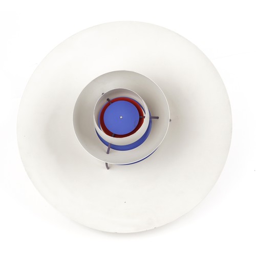 22A - Poul Henningsen for Louis Poulsen, Vintage PH5 white light pendant, 48cm in diameter