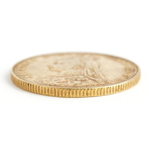 54 - Queen Victoria 1891 gold sovereign