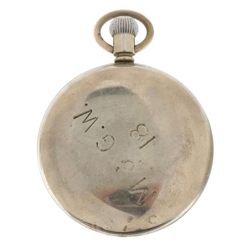 83 - Cyma, vintage Midland & Great Western Railway Island pocket watch engraved M & GW 18 to the back of ... 